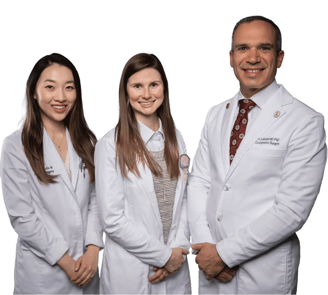 Dr. Spadaro, Sara Turner, PA-C, Dr. Kahana, the Providers at Kahana Oculoplastic and Orbital Surgery